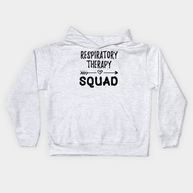 respiratory therapy squad Kids Hoodie by IndigoPine